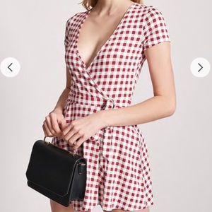 Forever 21 gingham romper